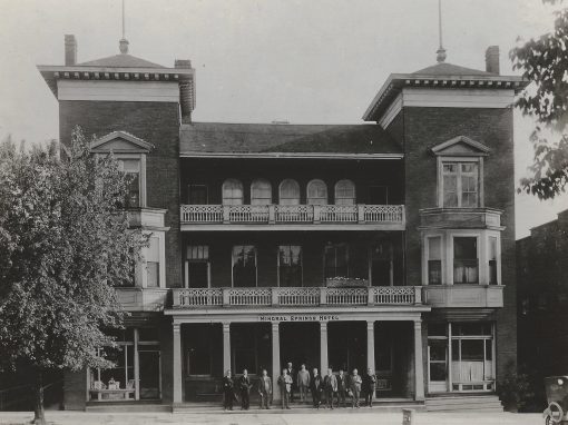 Paoli Mineral Springs Historical Interpretive Sign